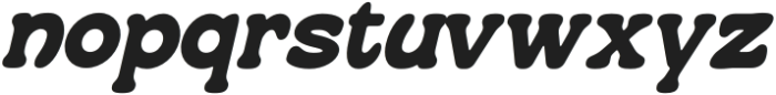 Citrion Italic otf (400) Font LOWERCASE