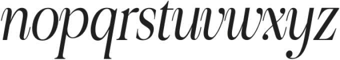 CitrusSunsetItalic-Italic otf (400) Font LOWERCASE