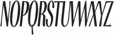 CittaNovela Display Italic otf (400) Font UPPERCASE