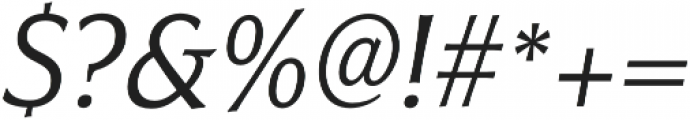 Civane Cond Book Italic otf (400) Font OTHER CHARS