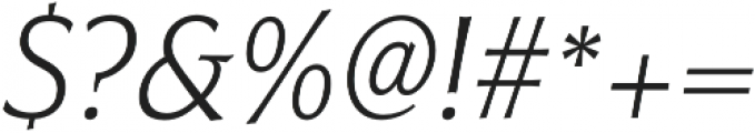 Civane Cond Thin Italic otf (100) Font OTHER CHARS