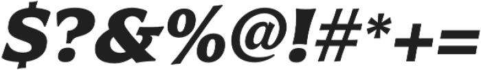 Civane Ext Black Italic otf (900) Font OTHER CHARS