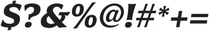 Civane Ext Bold Italic otf (700) Font OTHER CHARS