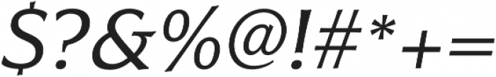 Civane Ext Regular Italic otf (400) Font OTHER CHARS