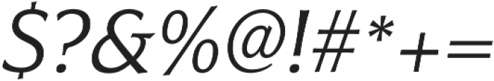 Civane Norm Book Italic otf (400) Font OTHER CHARS