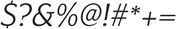 Civane Norm Light Italic otf (300) Font OTHER CHARS