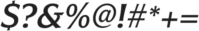 Civane Norm Medium Italic otf (500) Font OTHER CHARS
