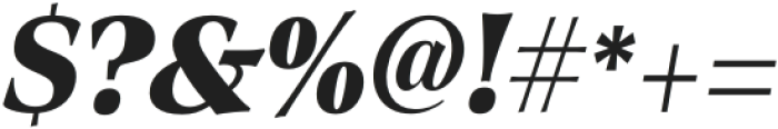 Civane Serif Cond Black Italic otf (900) Font OTHER CHARS