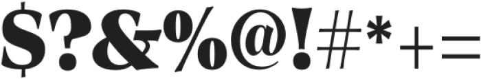 Civane Serif Cond Black otf (900) Font OTHER CHARS