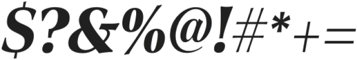 Civane Serif Cond Bold Italic otf (700) Font OTHER CHARS