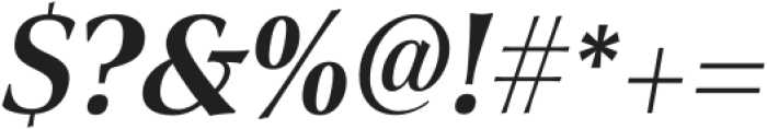 Civane Serif Cond Demi Italic otf (400) Font OTHER CHARS