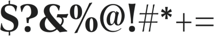 Civane Serif Cond Demi otf (400) Font OTHER CHARS