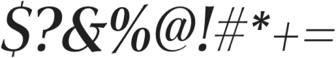 Civane Serif Cond Medium Italic otf (500) Font OTHER CHARS