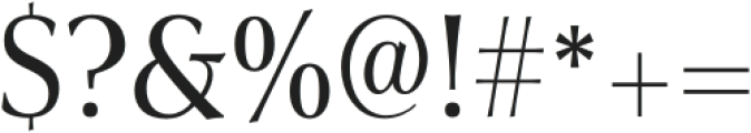 Civane Serif Cond Regular otf (400) Font OTHER CHARS