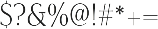 Civane Serif Cond Thin otf (100) Font OTHER CHARS