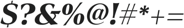 Civane Serif Ext Bold Italic otf (700) Font OTHER CHARS