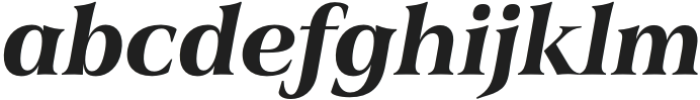 Civane Serif Ext Bold Italic otf (700) Font LOWERCASE