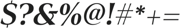 Civane Serif Ext Demi Italic otf (400) Font OTHER CHARS