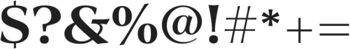 Civane Serif Ext Demi otf (400) Font OTHER CHARS
