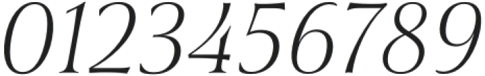 Civane Serif Ext Thin Italic otf (100) Font OTHER CHARS