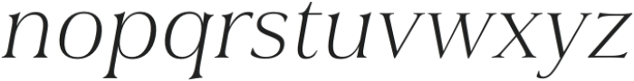 Civane Serif Ext Thin Italic otf (100) Font LOWERCASE