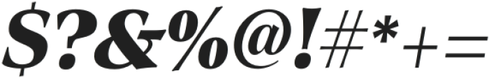 Civane Serif Norm Black Italic otf (900) Font OTHER CHARS