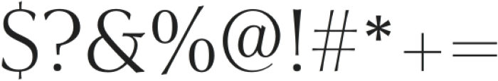 Civane Serif Norm Light otf (300) Font OTHER CHARS
