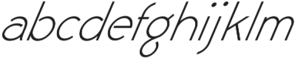 Civic Sans Italic otf (400) Font LOWERCASE