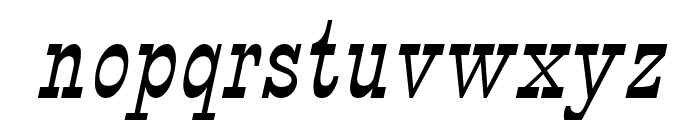 Circus Italic Font LOWERCASE