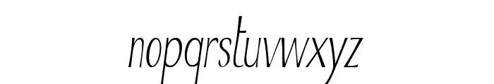 Ciria-CondensedItalic Font LOWERCASE