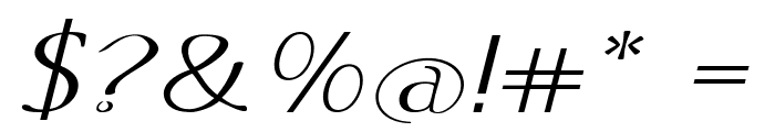 Ciria-ExpandedItalic Font OTHER CHARS