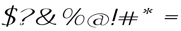 Ciria-ExtraexpandedItalic Font OTHER CHARS