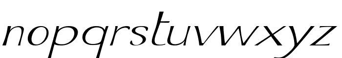 Ciria-ExtraexpandedItalic Font LOWERCASE