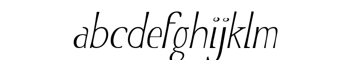 Ciria-Italic Font LOWERCASE