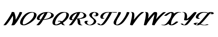 Cirisi-BoldItalic Font UPPERCASE