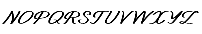 CirisiItalic Font UPPERCASE