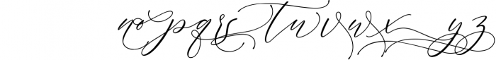 Cintha Elegant Script Font LOWERCASE