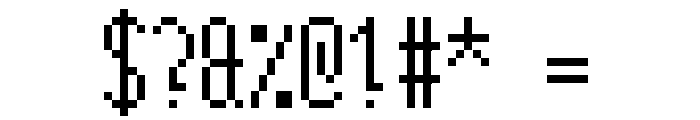 CI GameDev Regular Font OTHER CHARS