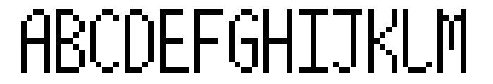 CI GameDev Regular Font UPPERCASE