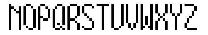 CI GameDev Regular Font UPPERCASE