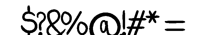 CIMOT Font OTHER CHARS