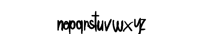 CIMOT Font LOWERCASE
