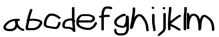 CiSf OpenHand Bold Extended Font LOWERCASE