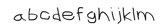 CiSf OpenHandSquished OppositeOblique Font LOWERCASE
