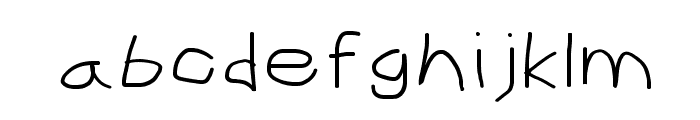 CiSf OpenHandSquished Font LOWERCASE