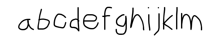 CiSf OpenHand Font LOWERCASE