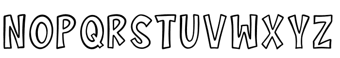 Cilok There Outline Font LOWERCASE