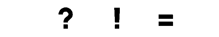 Cima-Ovest Font OTHER CHARS