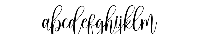 CinderellaScript Font LOWERCASE