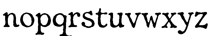 Cindervale Personal Use Regular Font LOWERCASE